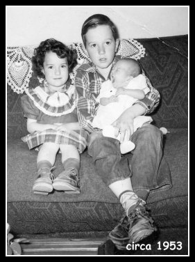 Jim, Shirley, and Barbara - 1953