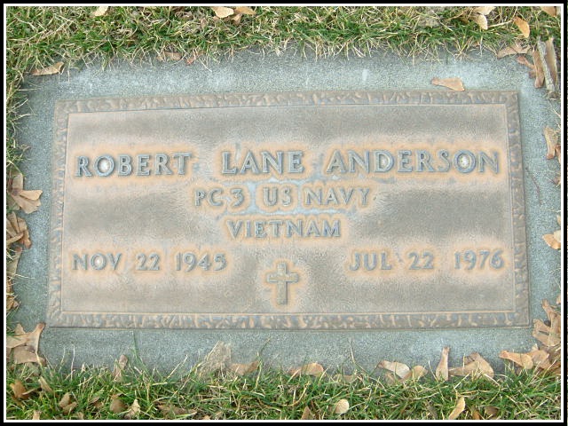 Bob Anderson - headstone Bob Anderson - headstone