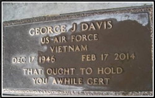 George Davis ~ Headstone George Davis ~ Headstone