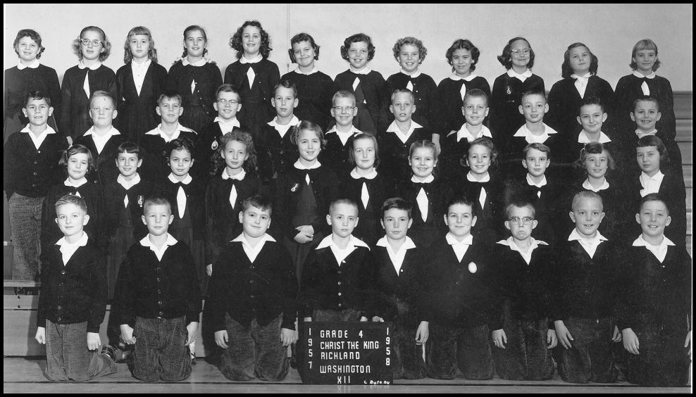 Christ the King School ~4B ~ Mrs. Helen Dolan ~ 1957 -1958
