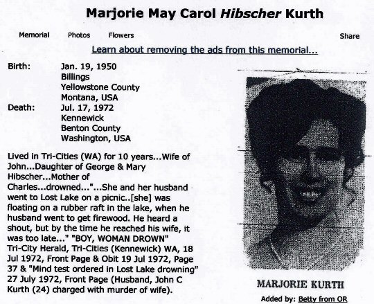 photo of Marji Hibscher's Obit