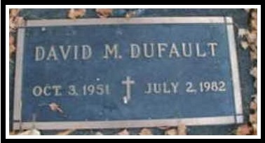 Dave Dufault - headstone