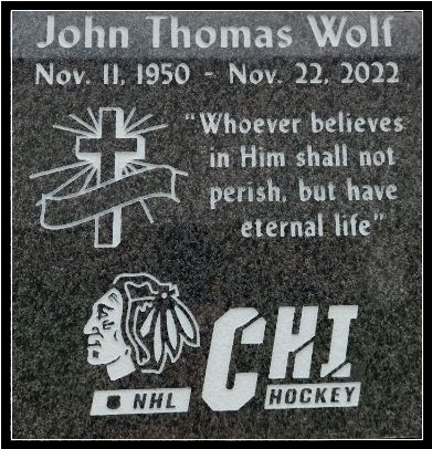 John Wolf - Headstone
