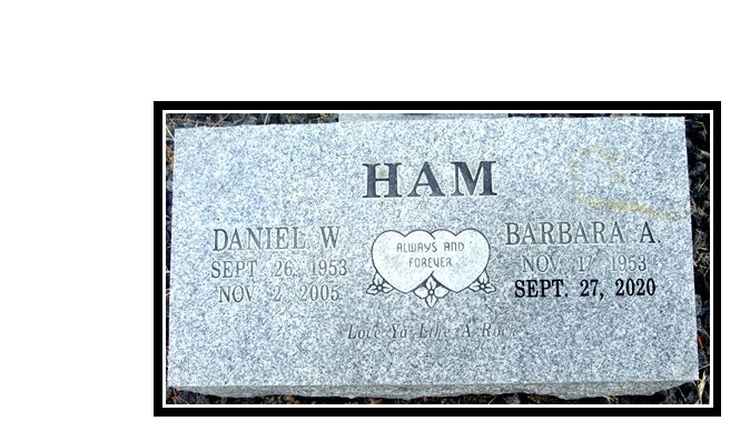 Barb Hogan headstone Barb Hogan headstone