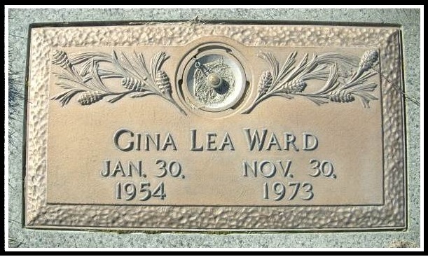 Gina Ward - headstone
